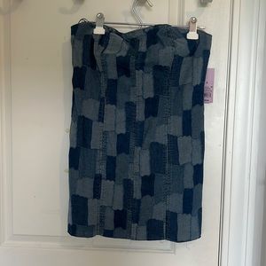 jean mini dress